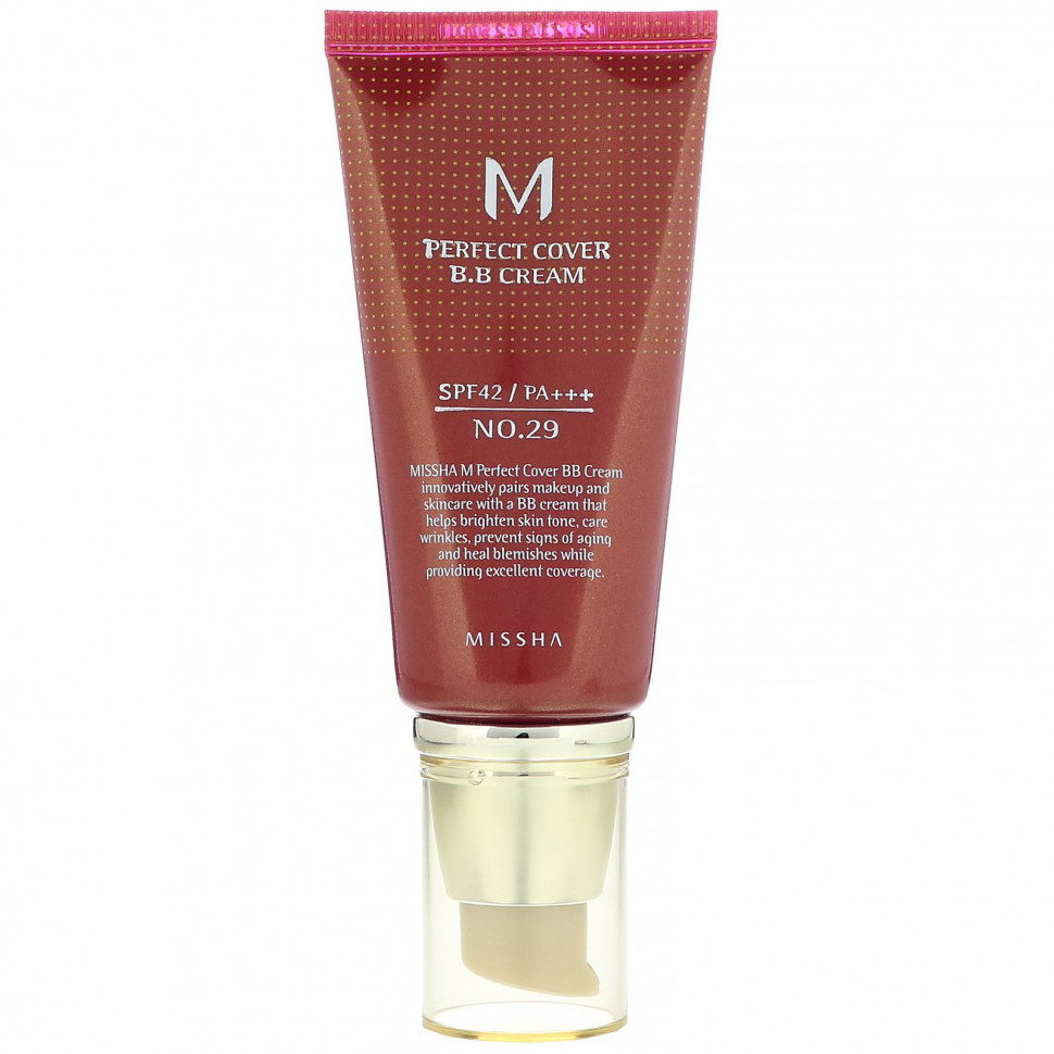  Missha, M Perfect Cover, BB-, SPF 42 PA+++,  29  , 50  (1,7 )    -     , -, 