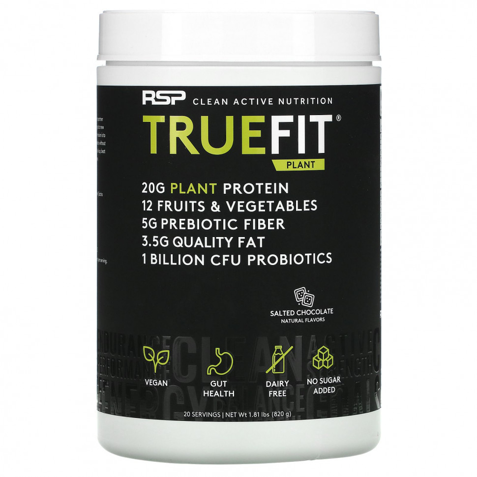  RSP Nutrition, TrueFit Plant Protein Shake,  , 820  (1,81 )    -     , -, 