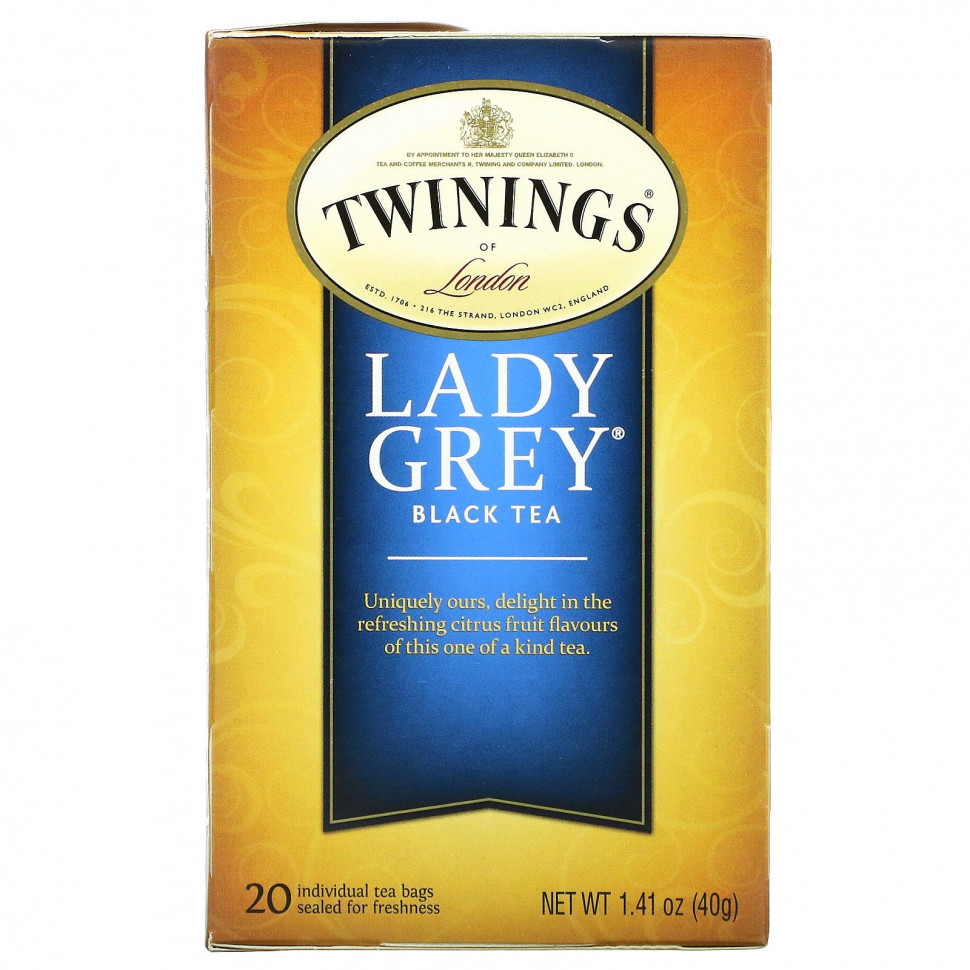  Twinings,   Lady Grey, 20  , 40  (1,41 )    -     , -, 