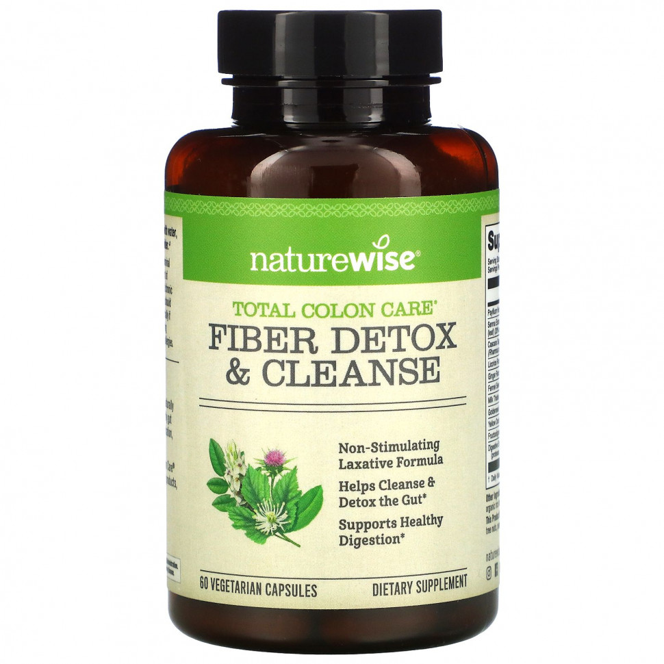  NatureWise, Fiber Detox & Cleanse, 60      -     , -, 