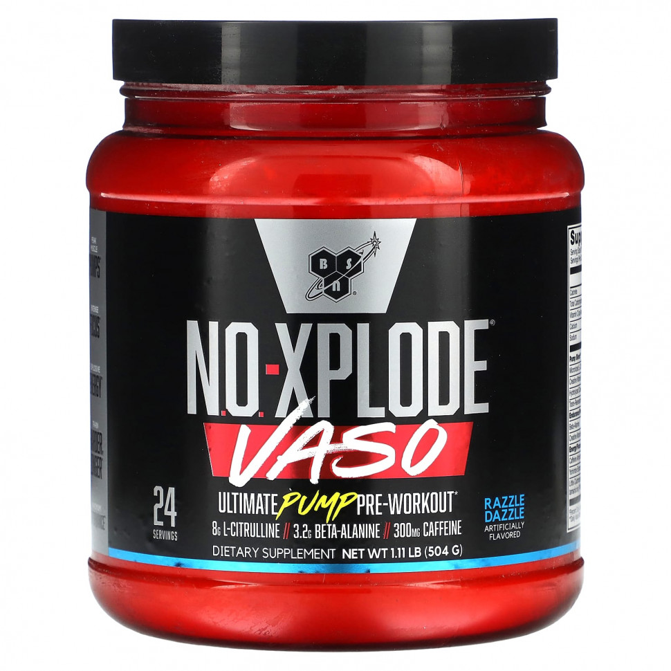  BSN, No-Xplode VASO, Ultimate Pump  , Razzle Dazzle, 504  (1,11 )    -     , -, 