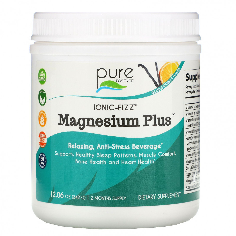  Pure Essence, Ionic-Fizz Magnesium Plus,   , 342  (12,06 )    -     , -, 