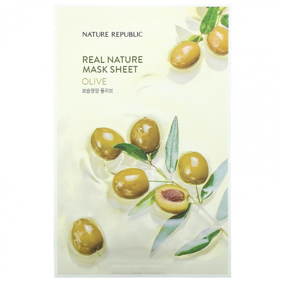  Nature Republic, Real Nature Beauty Mask Sheet,   , 1 ., 23  (0,77 . )    -     , -, 