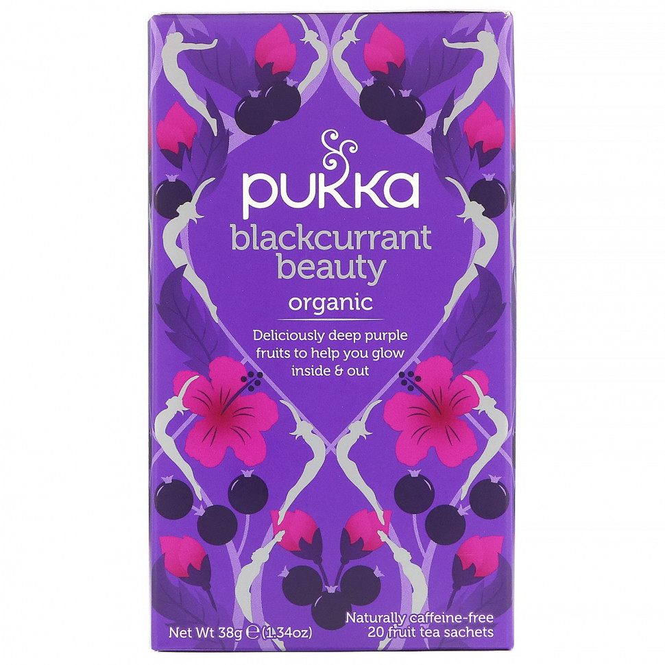  Pukka Herbs, Blackcurrant Beauty,     ,  , 20    , 38  (1,34 )    -     , -, 