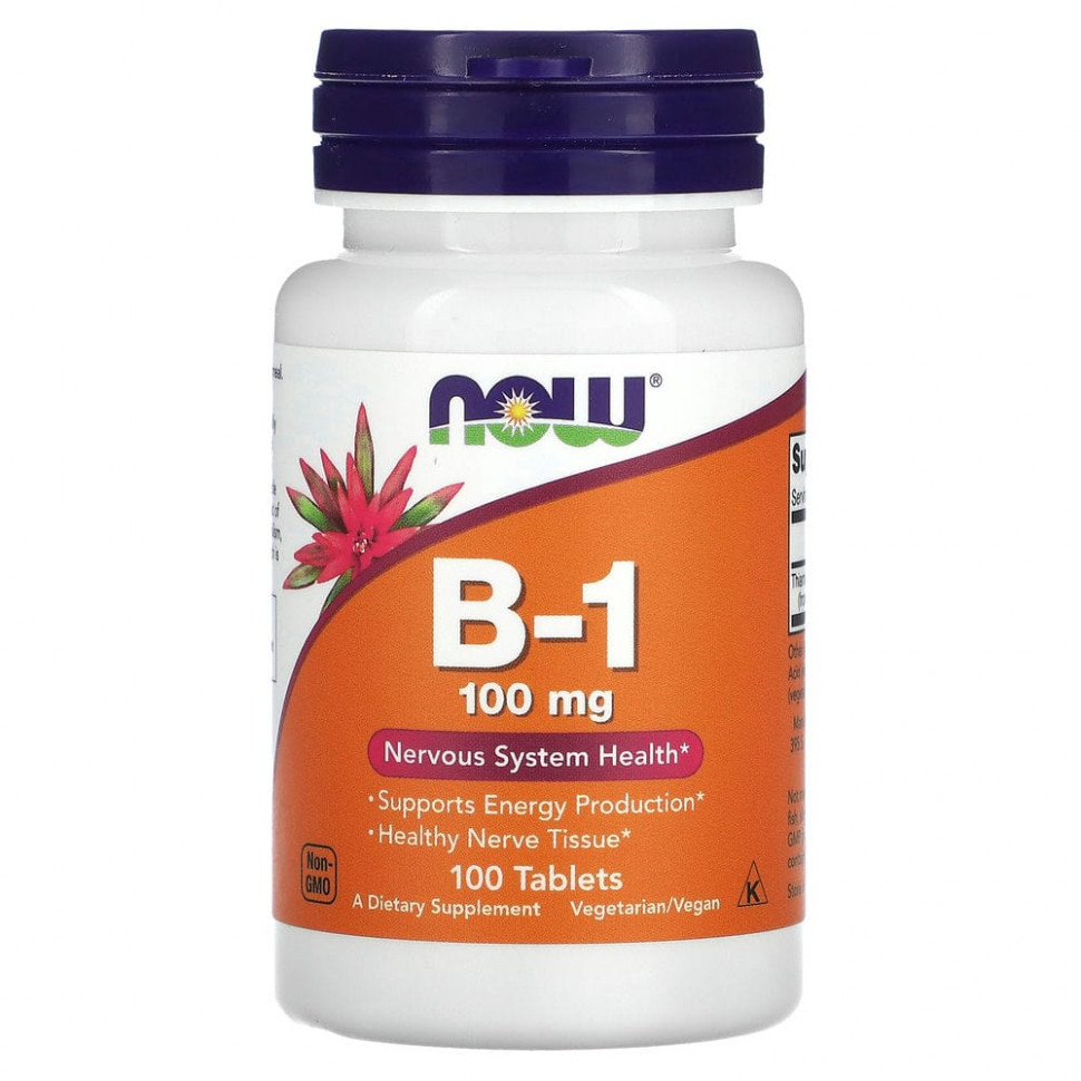  NOW Foods, B1, 100 , 100     -     , -, 