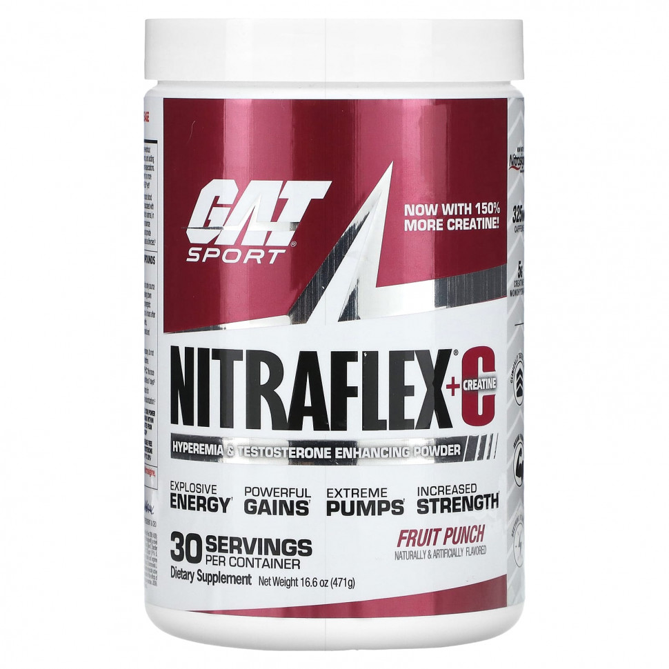  GAT, NITRAFLEX + Creatine,  , 471  (16,6 )    -     , -, 