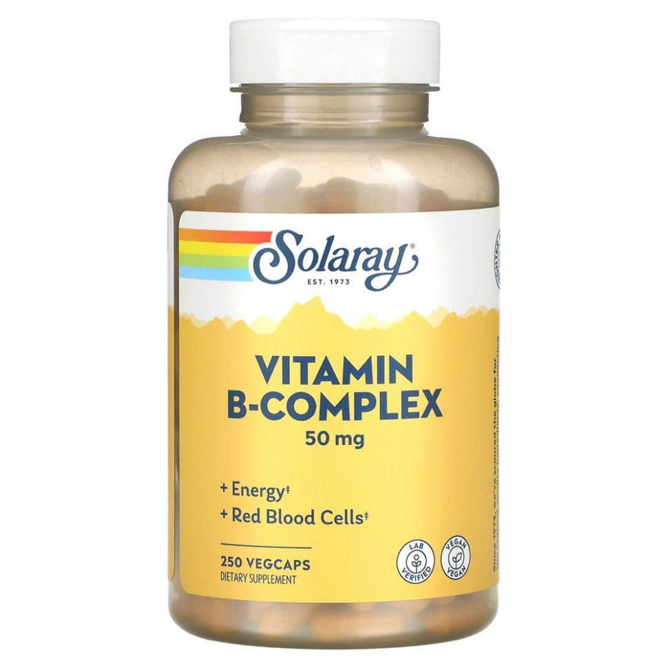  Solaray, B-Complex 50, 250      -     , -, 