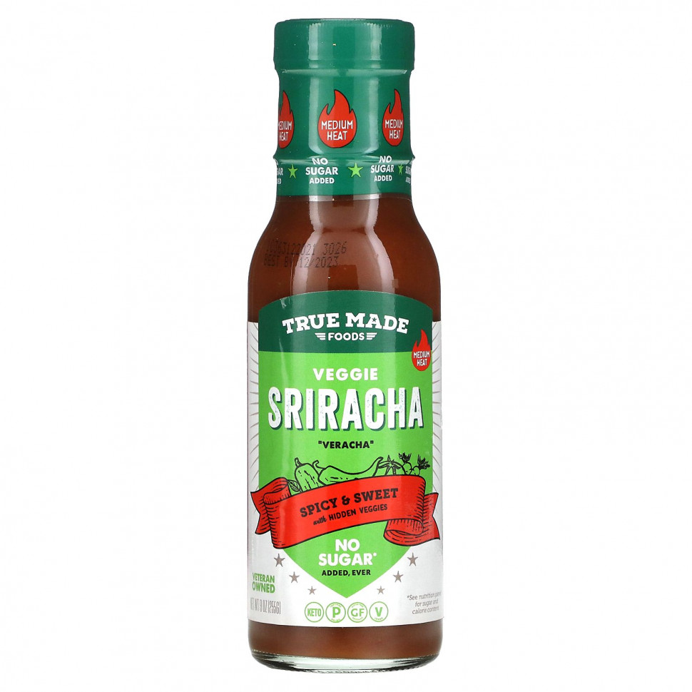  True Made Foods, Veggie Sriracha,      , 255  (9 )    -     , -, 