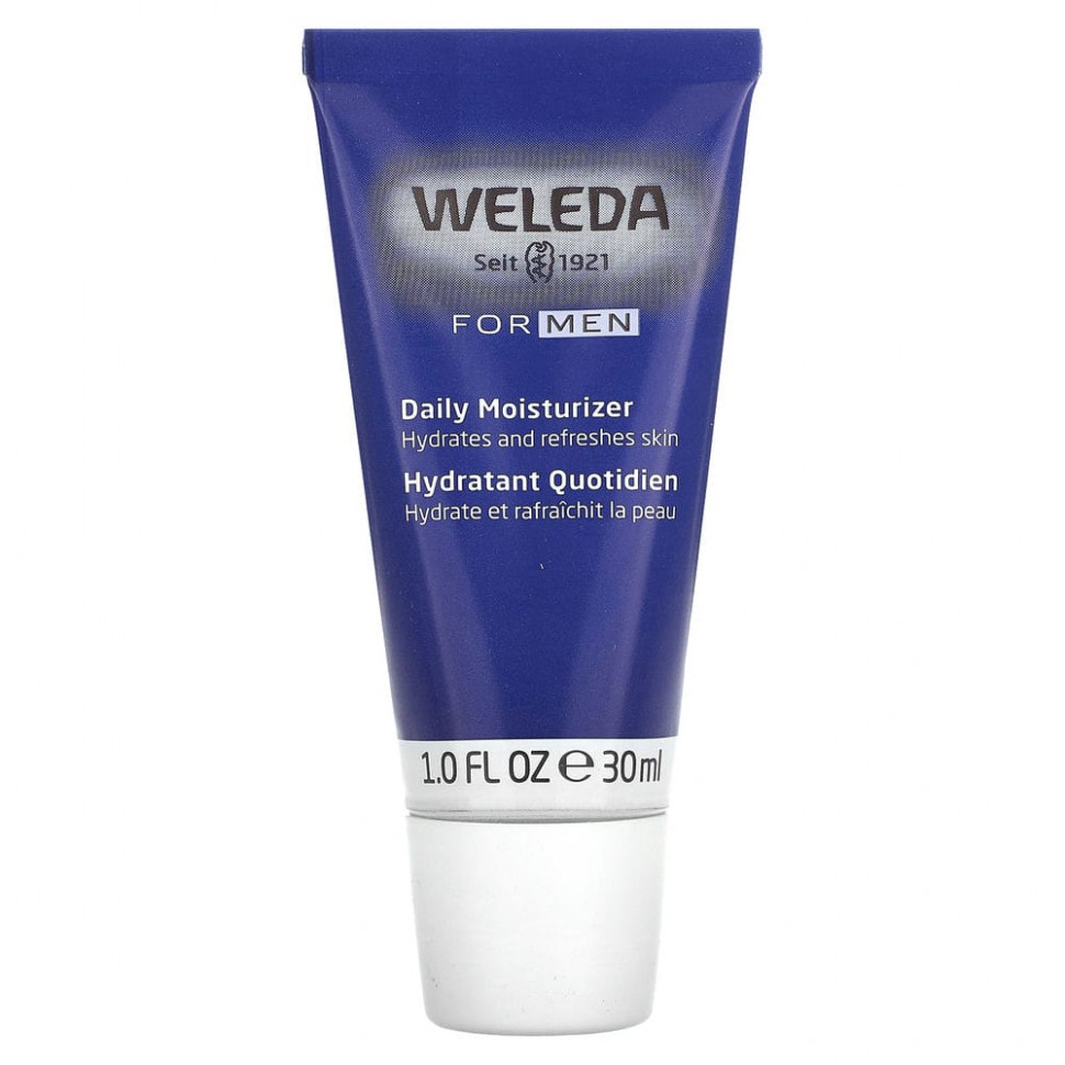  Weleda, Daily Moisturizer For Men, 1 fl oz (30 ml)    -     , -, 