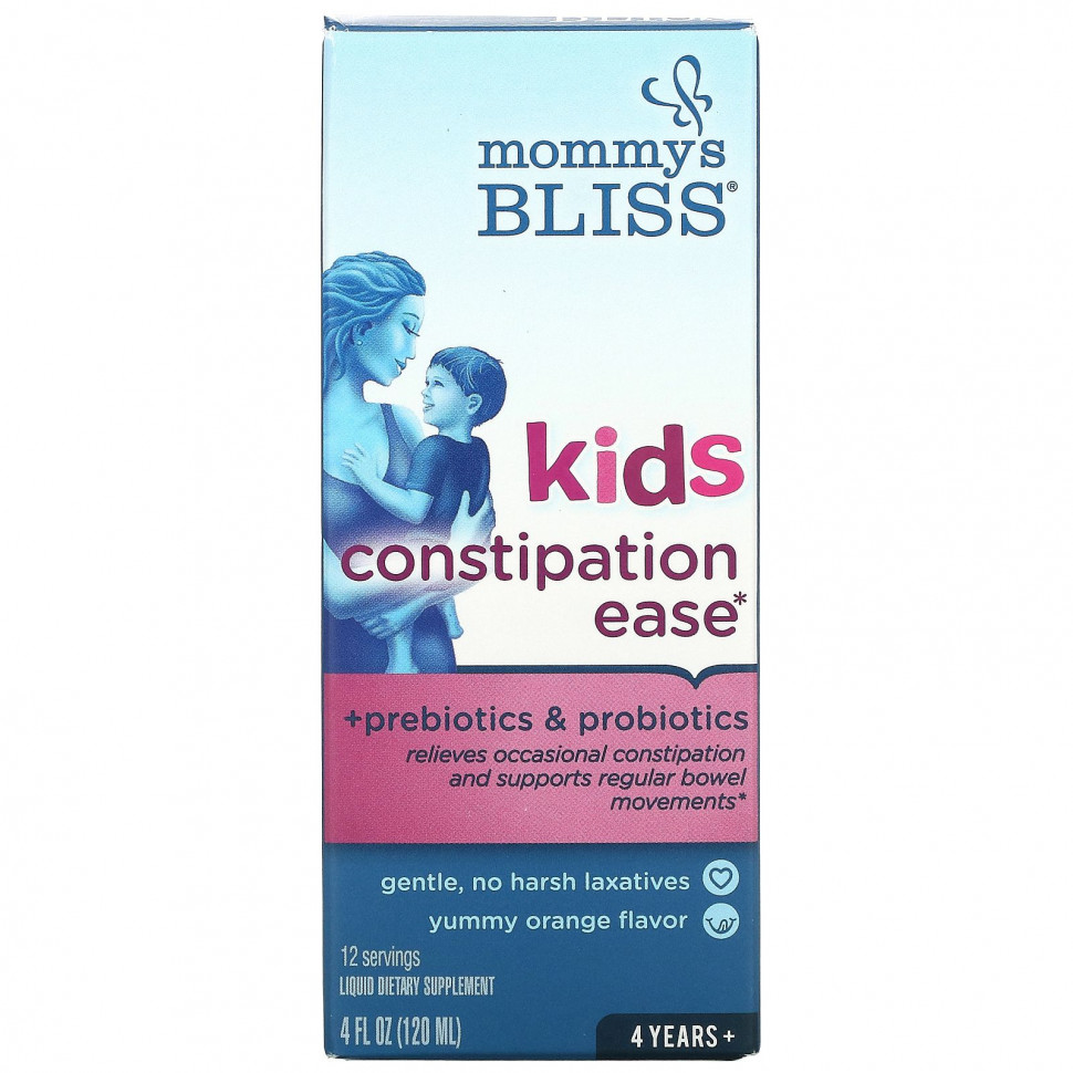  Mommy's Bliss, Kids Constipation Ease,      ,  4 , , 120  (4 . )    -     , -, 