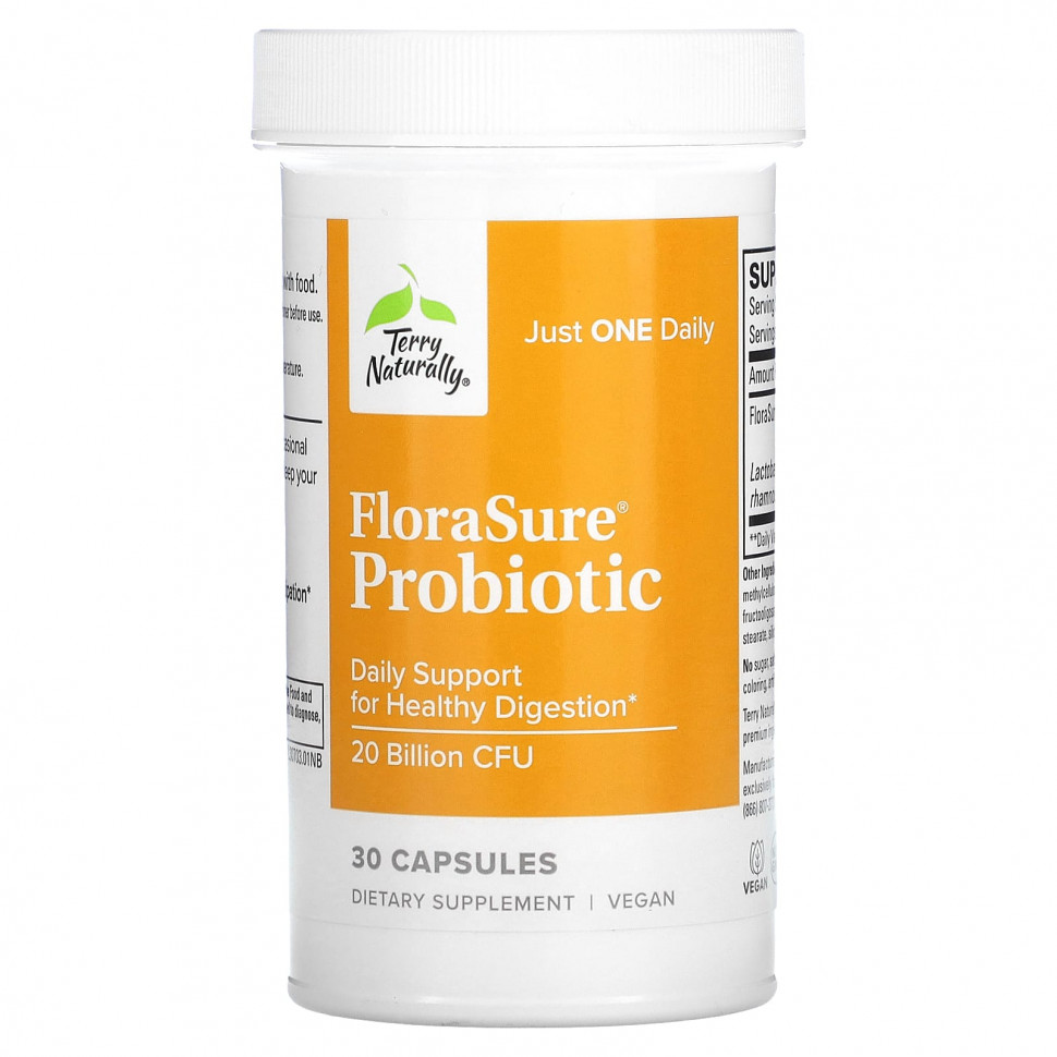  Terry Naturally, FloraSure Probiotic, 20  , 30     -     , -, 