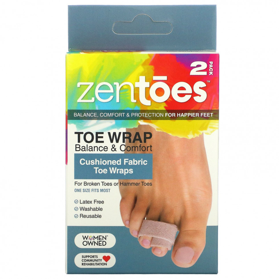  ZenToes, Toe Wrap Balance & Comfort,   , 2 .      -     , -, 