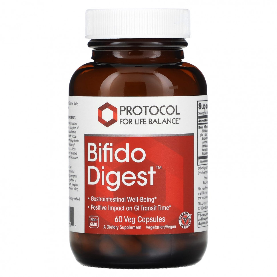  Protocol for Life Balance, Bifido Digest, 60      -     , -, 