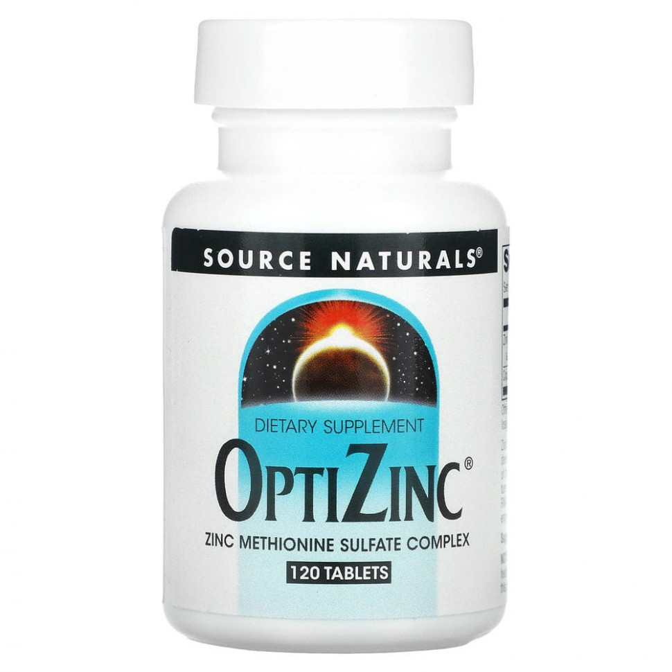  Source Naturals, OptiZinc, 120     -     , -, 