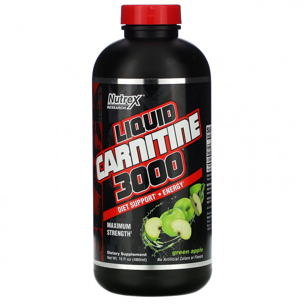  Nutrex Research, Black Series, Liquid Carnitine 3000,  , 480  (16  )    -     , -, 