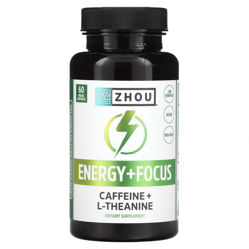  Zhou Nutrition, Energy + Focus`` 60      -     , -, 