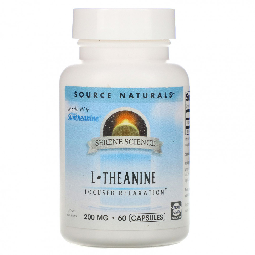  Source Naturals, Serene Science, L-, 200 , 60     -     , -, 