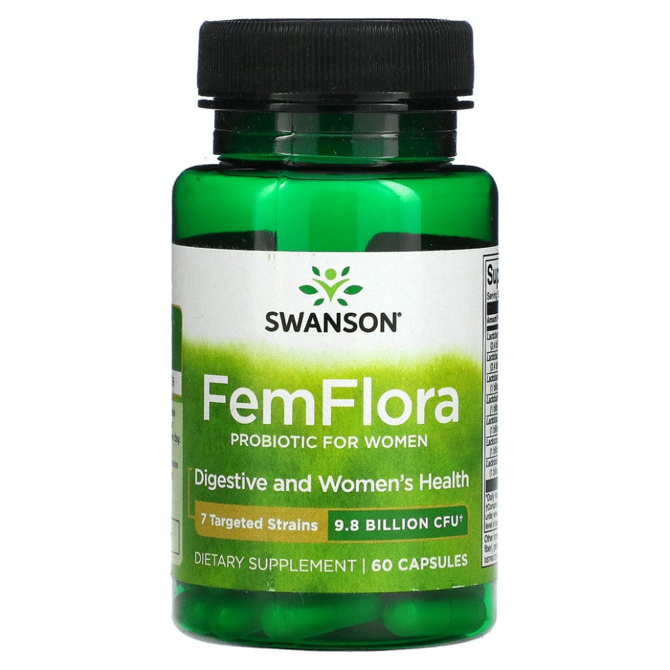  Swanson, FemFlora,   , 9,8  , 60     -     , -, 