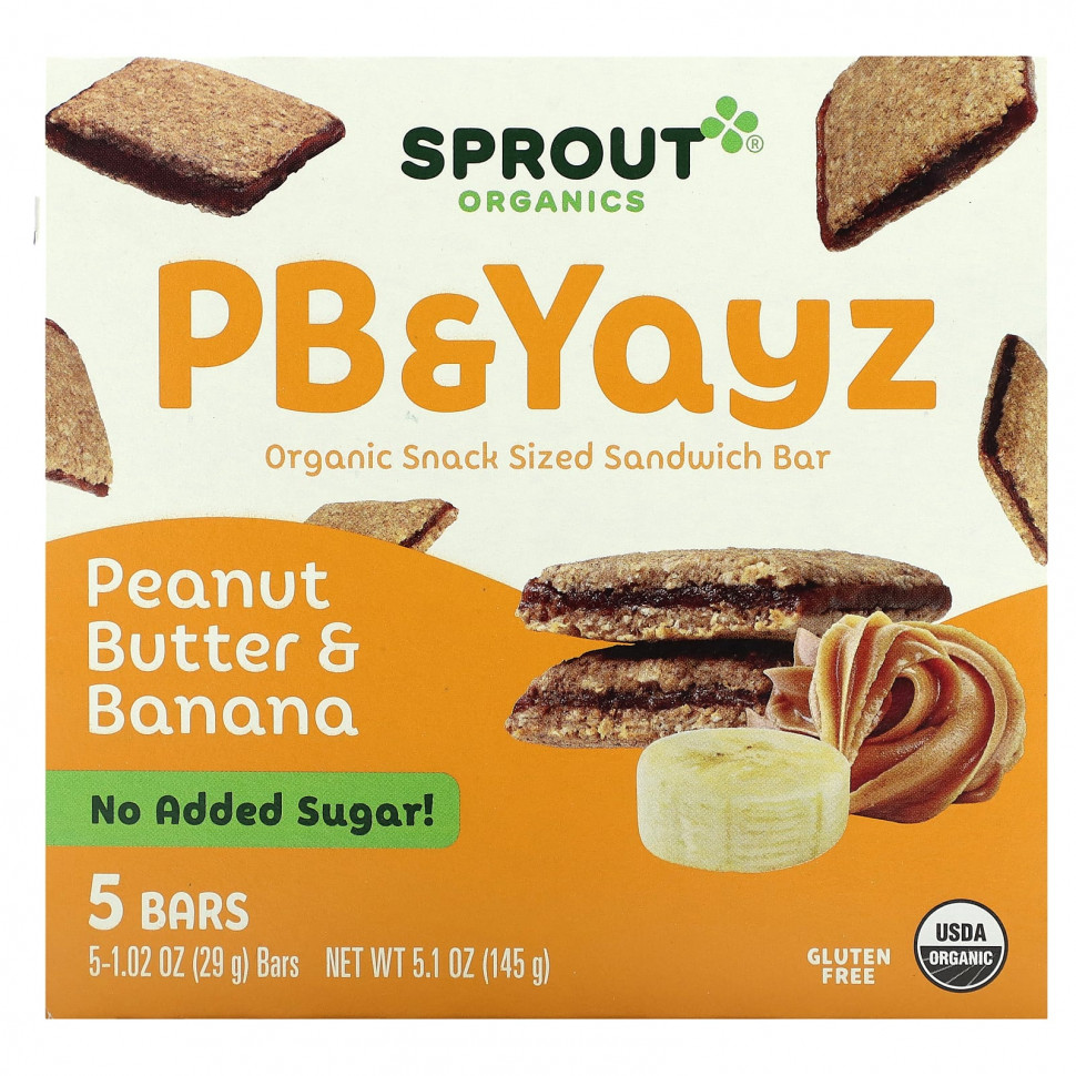  Sprout Organics, PB & Yayz,  -  ,    , 5 , 29  (1,02 )    -     , -, 