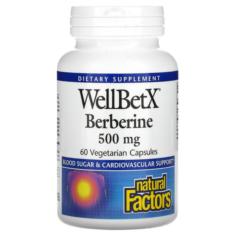  Natural Factors, WellBetX, , 500 , 60      -     , -, 