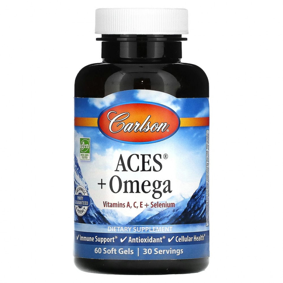  Carlson, ACES + Omega`` 60    Iherb ()  