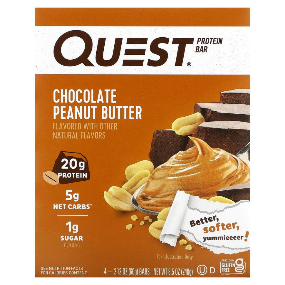  Quest Nutrition, Protein Bar, - , 4 , 60  (2,12 )    -     , -, 