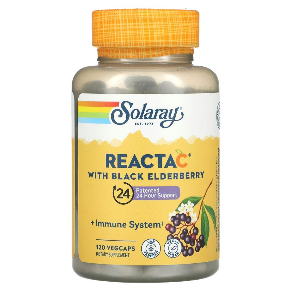  Solaray, Reacta C   , 120      -     , -, 