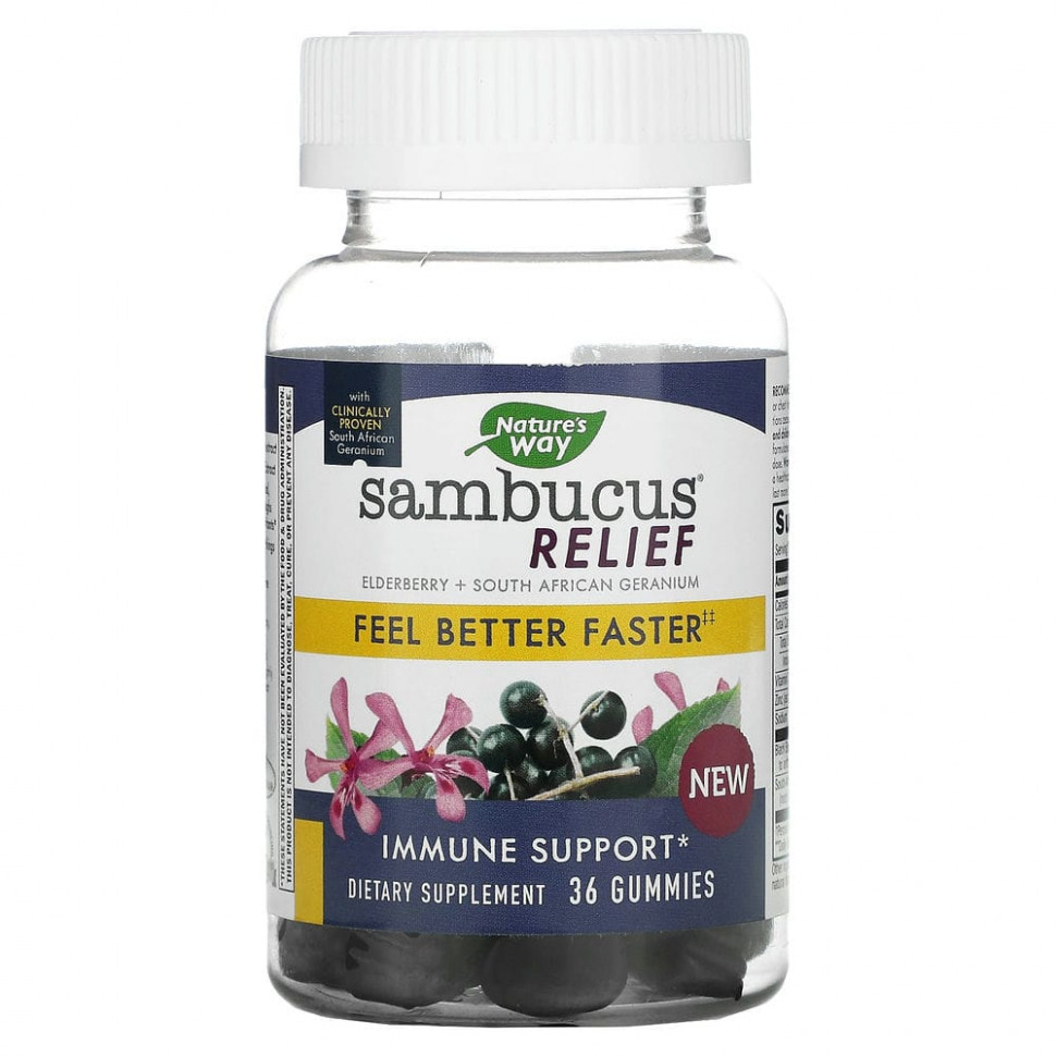  Nature's Way, Sambucus Relief,  ,    , 36      -     , -, 