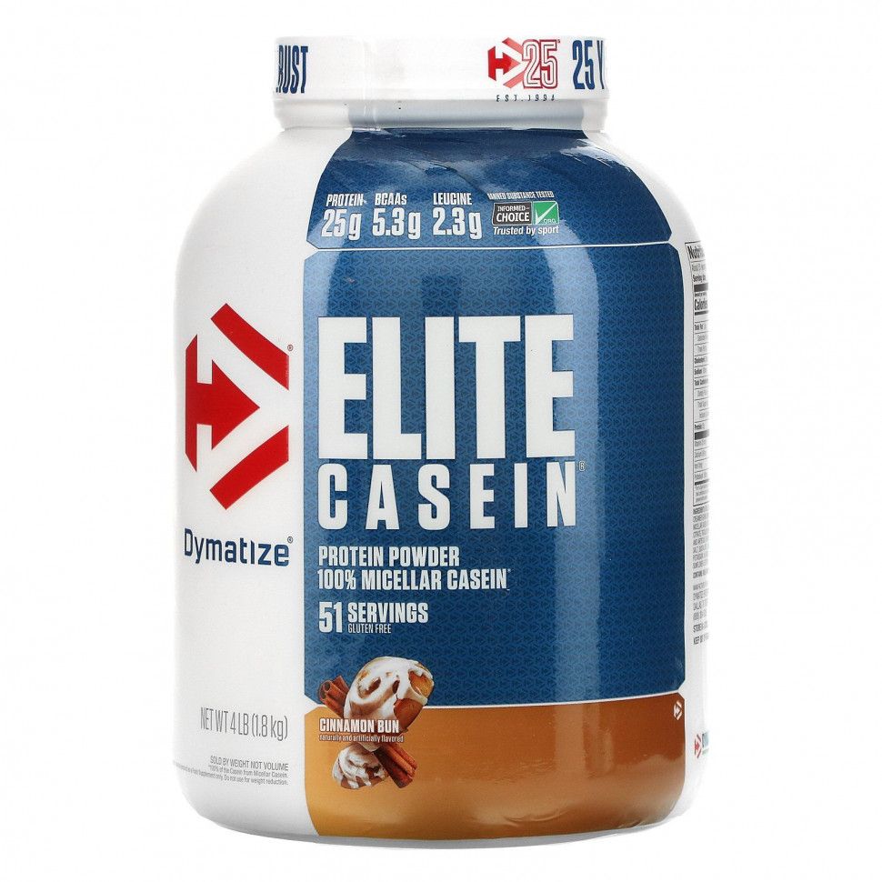  Dymatize Nutrition, Elite Casein,     , 1,8  (4 )    -     , -, 