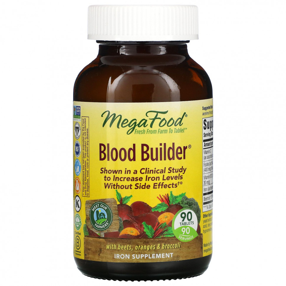  MegaFood, Blood Builder, 90     -     , -, 