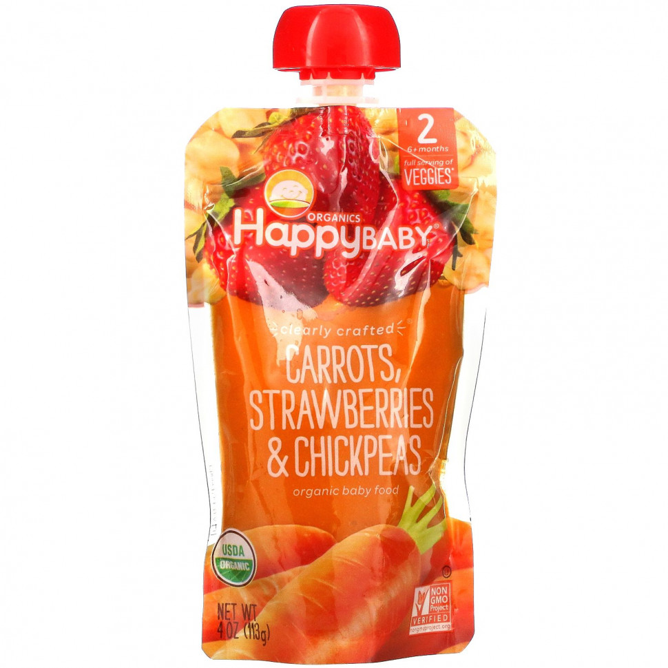  Happy Family Organics, Happy Baby,   ,  2, ,   , 4  (113 )    -     , -, 