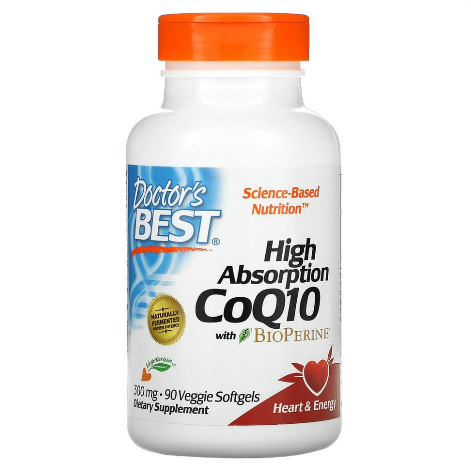  Doctor's Best,  Q10    ,  BioPerine, 300 , 90      -     , -, 