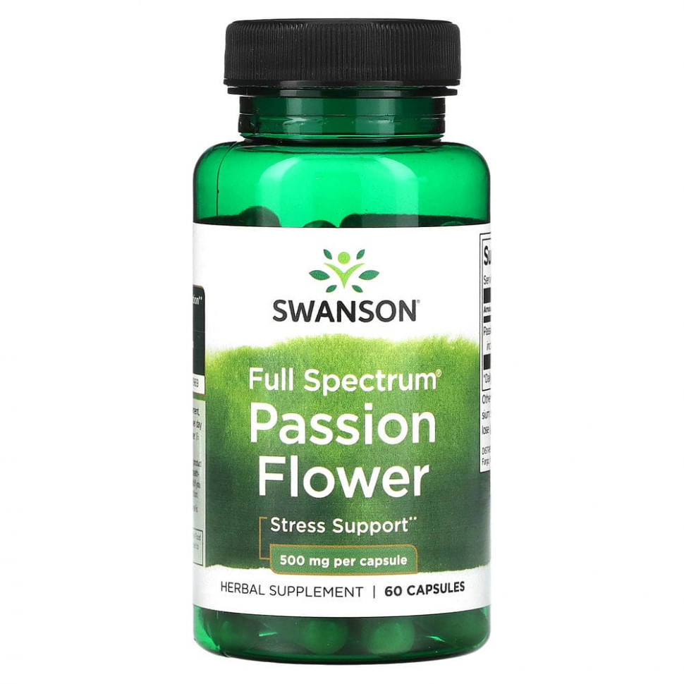  Swanson, Full Spectrum Passion Flower, 500 , 60     -     , -, 