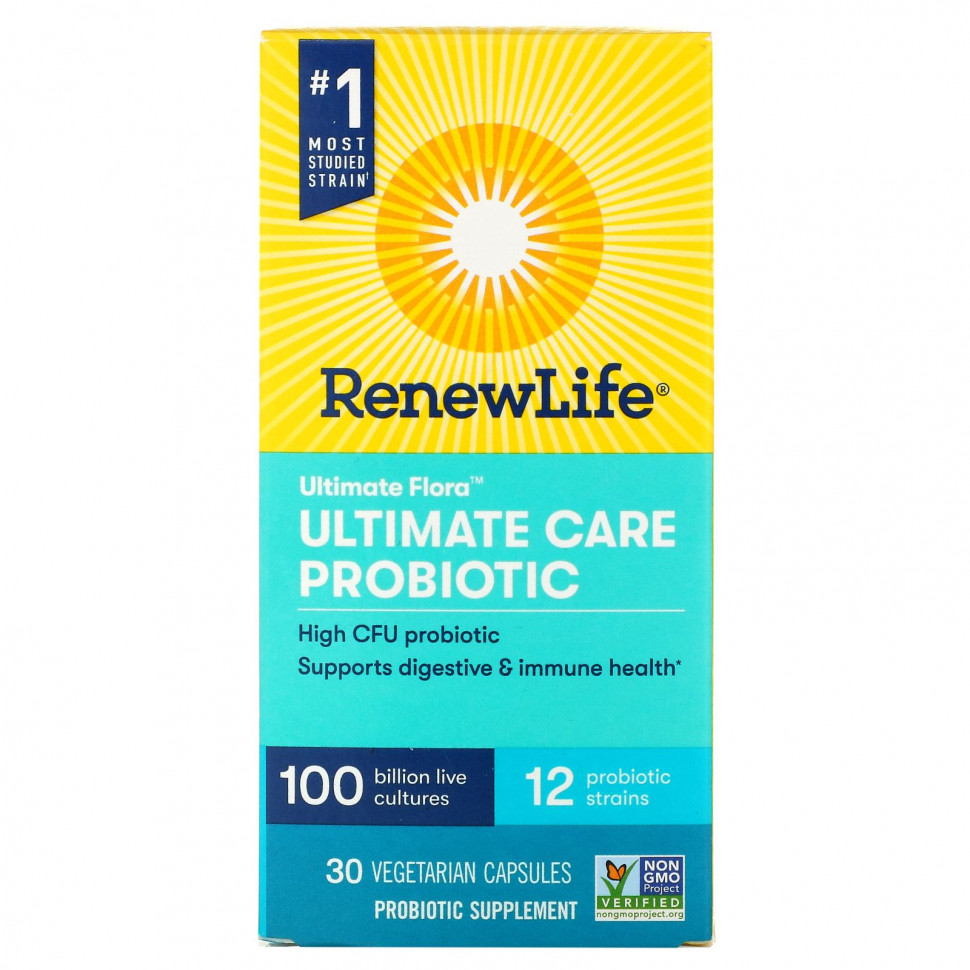  Renew Life, Ultimate Flora,  Ultimate Care, 100   , 30      -     , -, 