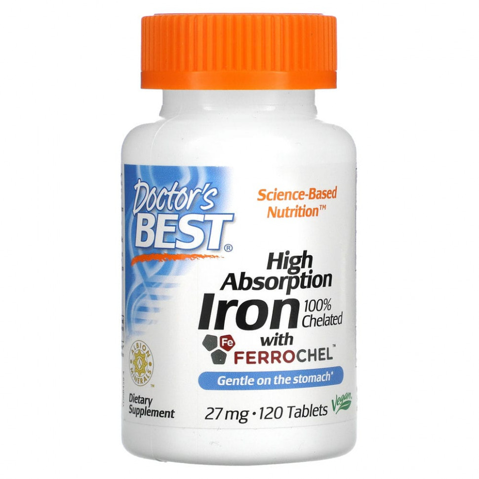  Doctor's Best,    Ferrochel, 27 , 120     -     , -, 