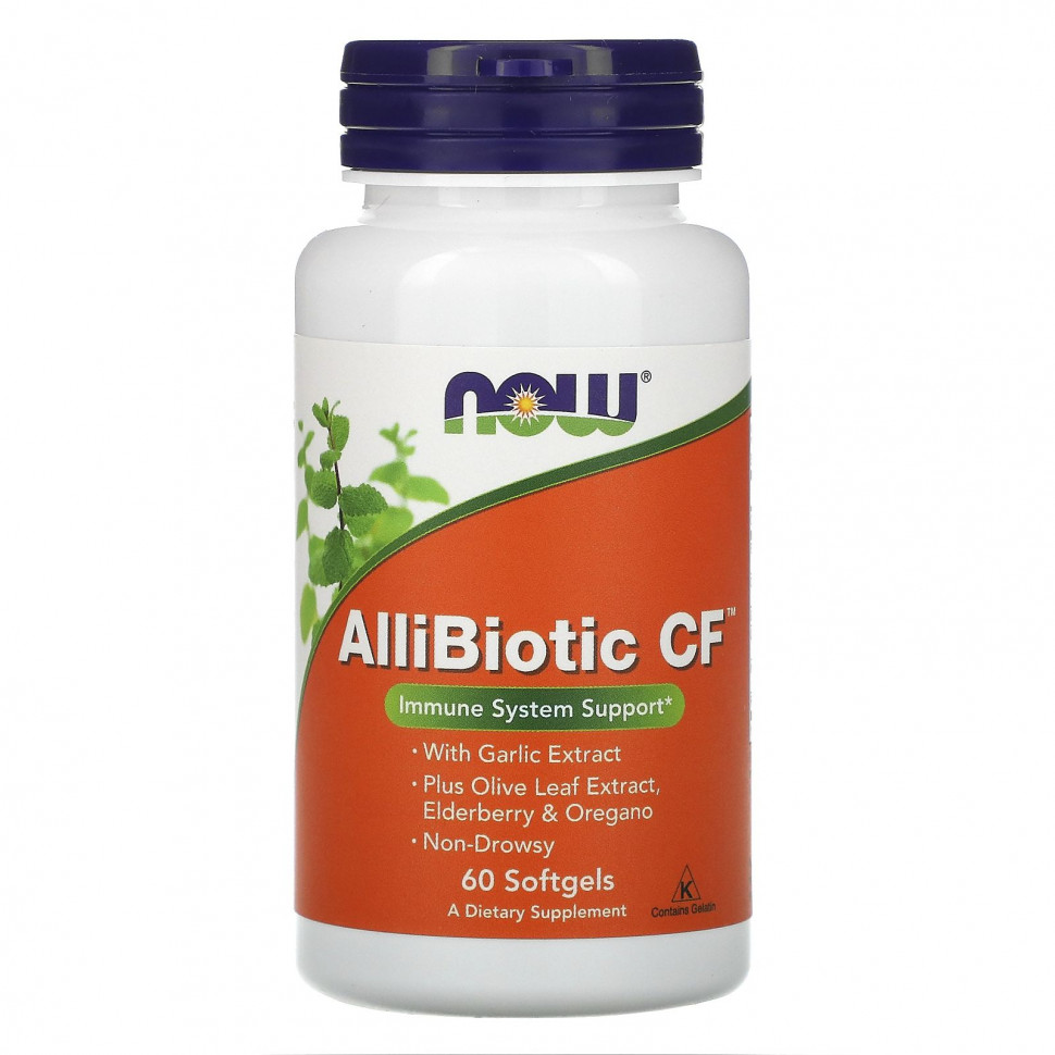  NOW Foods, AlliBiotic CF, 60     -     , -, 