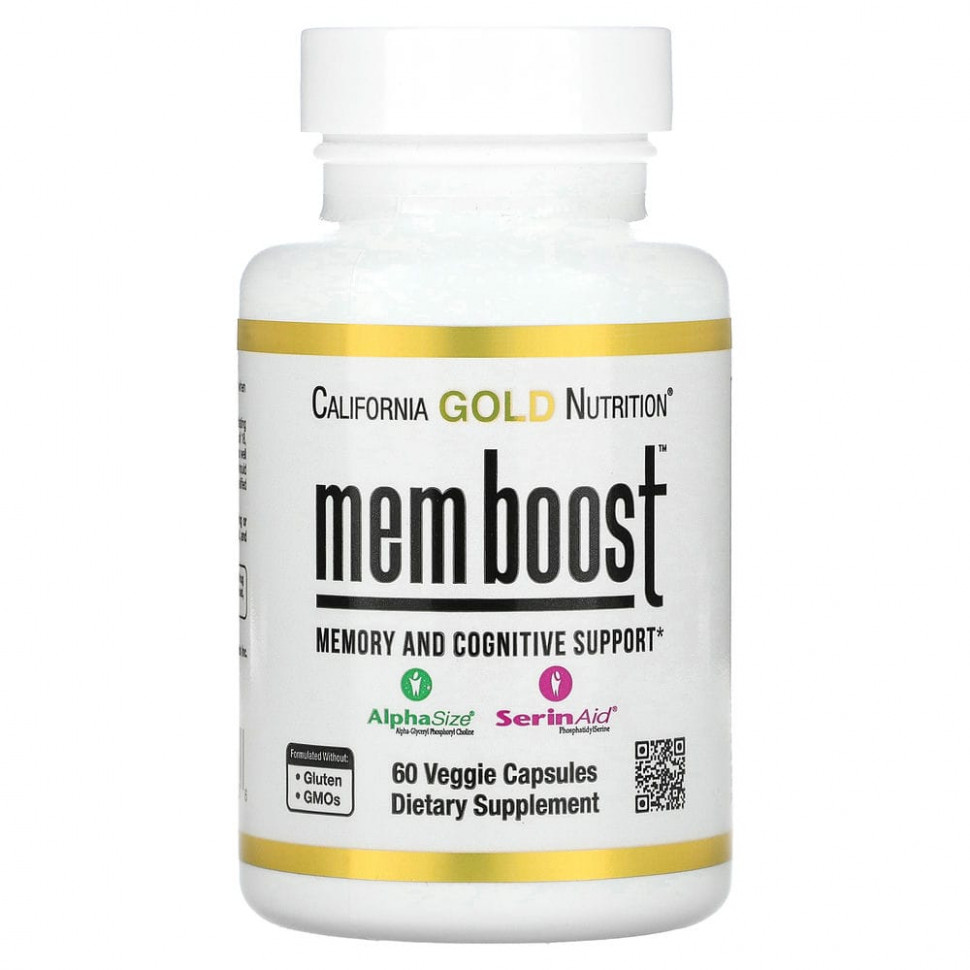  California Gold Nutrition, MEM Boost,       , 60      -     , -, 