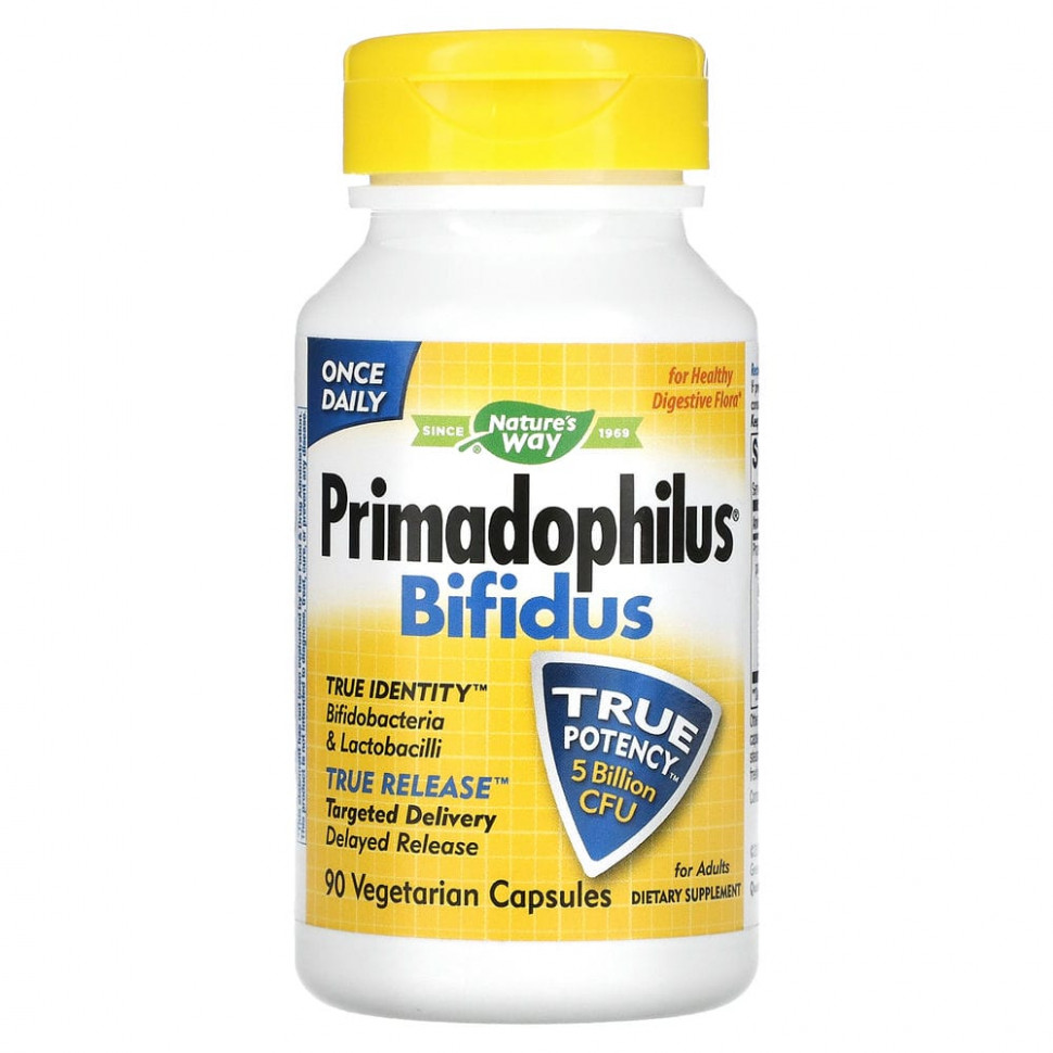  Nature's Way, Primadophilus Bifidus  , 5  , 90      -     , -, 