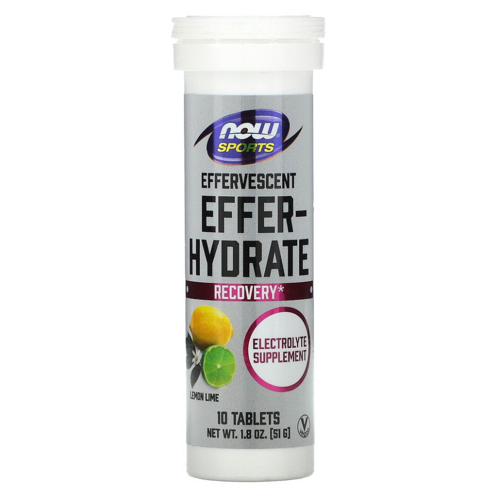  NOW Foods, Sports, Effer-Hydrate,   , 10 , 51  (1,8 )    -     , -, 