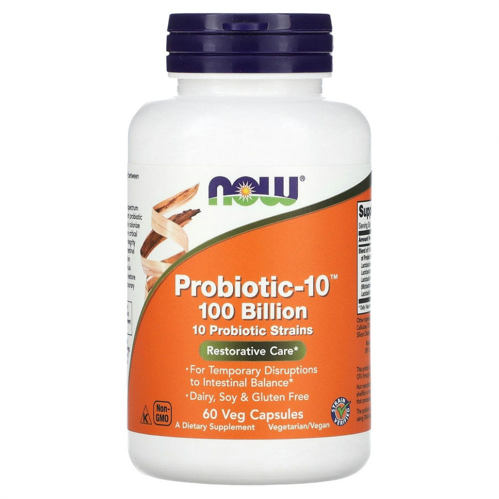  NOW Foods, -10, 100 , 60      -     , -, 