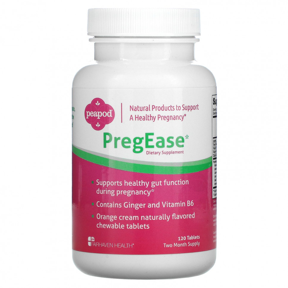  Fairhaven Health, PregEase, 120     -     , -, 