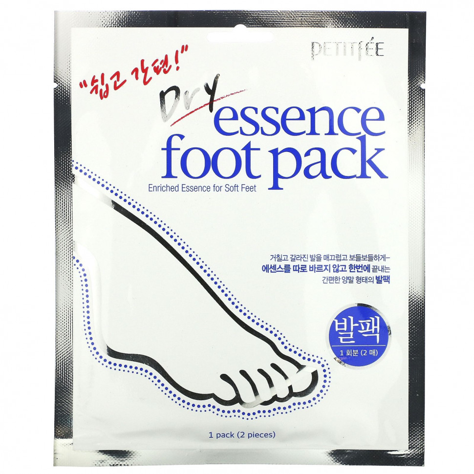  Petitfee, Dry Essence Foot Pack,   , 1     -     , -, 