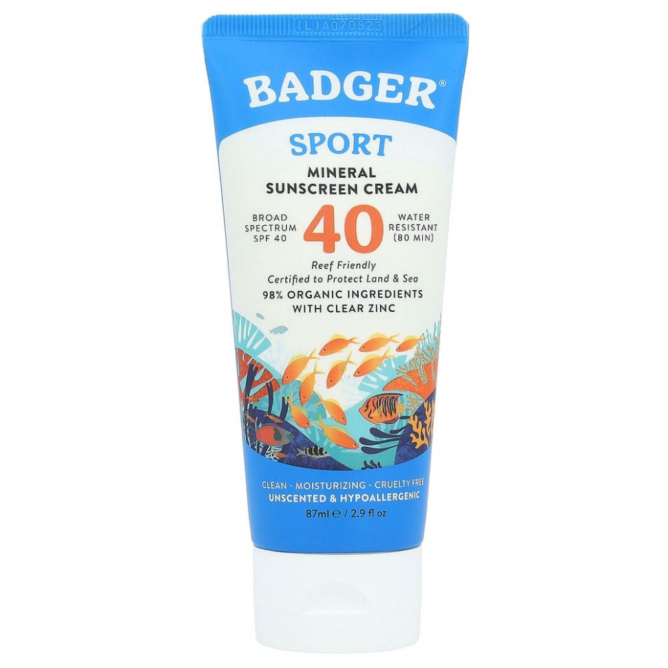  Badger Company, Sport,    , SPF 40,  , 87  (2,9 . )    -     , -, 