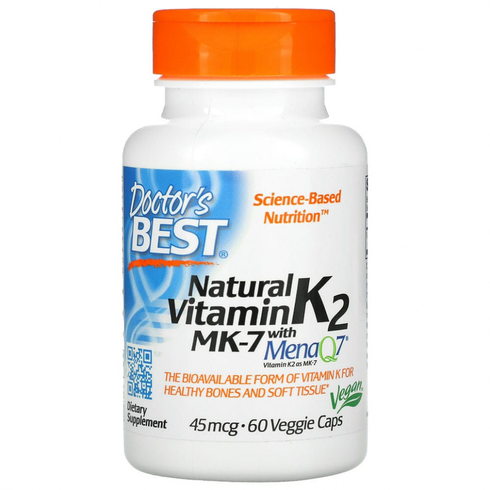  Doctor's Best,   K2 MK-7  MenaQ7, 45 , 60      -     , -, 