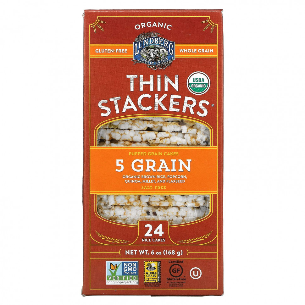  Lundberg, Organic Thin Stackers,  , 5 ,  , 24  , 168  (6 )  Iherb ()  