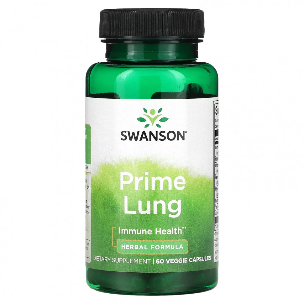  Swanson, Prime Lung, 60    Iherb ()  