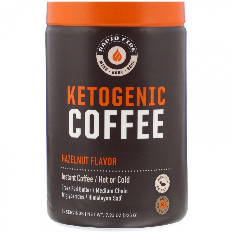  RAPIDFIRE, Ketogenic Coffee, , ,  , 225  (7,93 )    -     , -, 