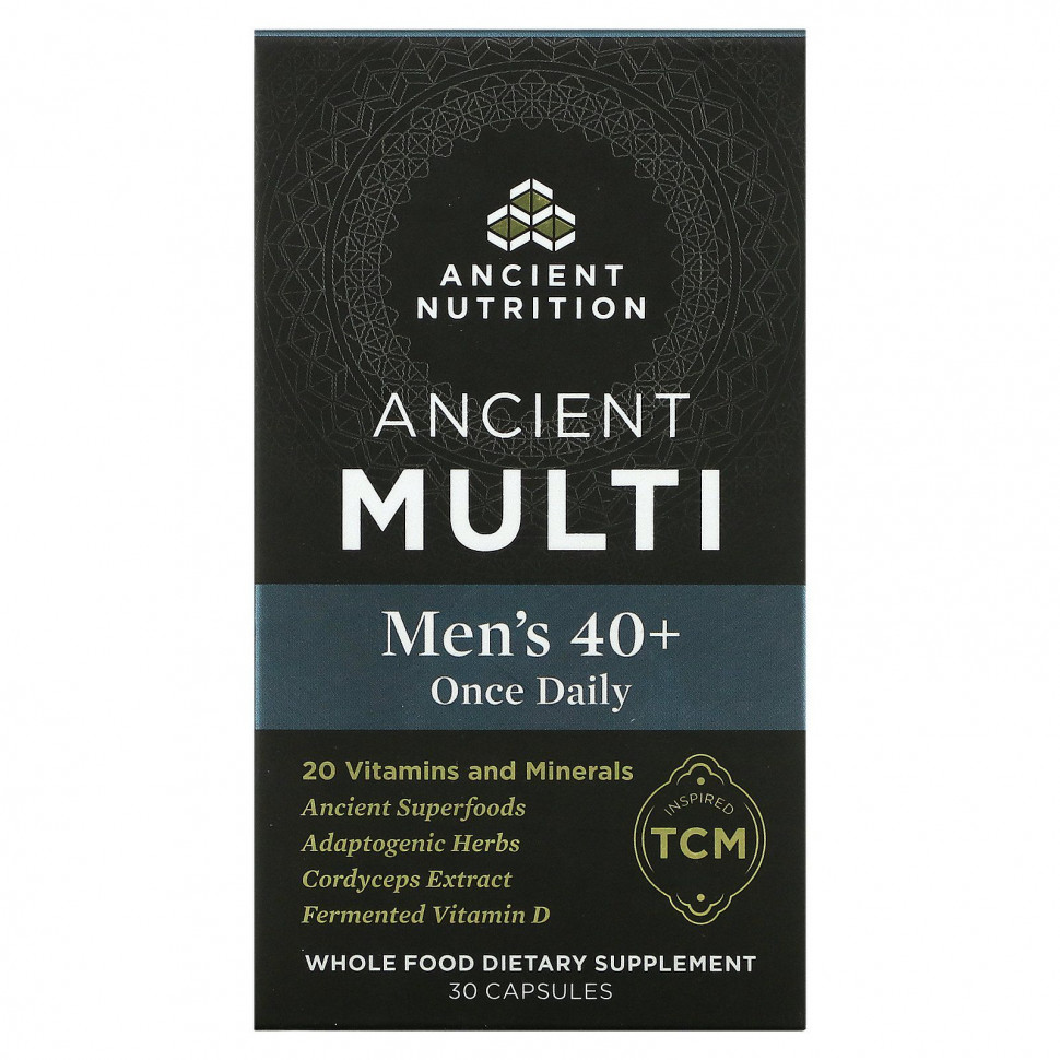  Dr. Axe / Ancient Nutrition, Ancient Multi,    40 , 1   , 30     -     , -, 