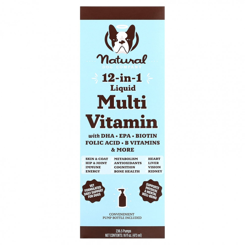  Natural Dog Company,   12  1  ,   , 473  (16 . )  Iherb ()  