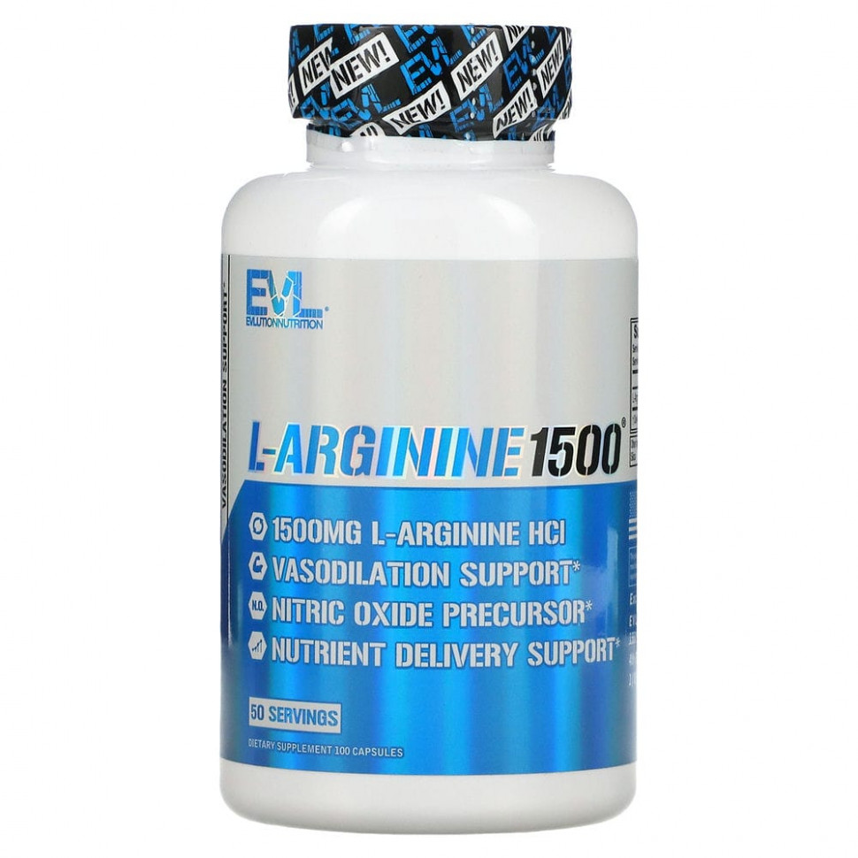  EVLution Nutrition, L- 1500, 100     -     , -, 